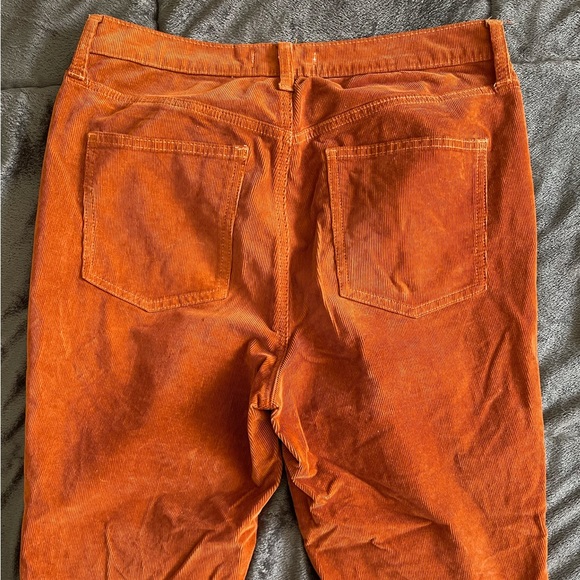 We The Free Fired Chestnut High Waisted Corduroy Pants Size 30 - Picture 9 of 11